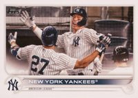 2022 Topps #121 New York Yankees Baseball Card