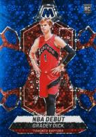 2023 Panini Mosaic #260 Gradey Dick Blue Fast Break Basketball Card