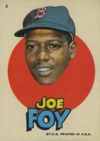 1967 Topps Red Sox Stickers #6 Joe Foy Baseball Card