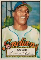 1952 Topps #24 Luke Easter Red Back Baseball Card
