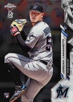 2020 Ben Baller Chrome #82 Jordan Yamamoto Baseball Card