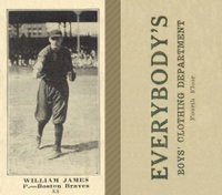 1916 Everybody's #88 William James Baseball Card