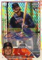 2023 Topps Chrome Logofractor Edition #174 Triston Casas SP-Autograph Baseball Card
