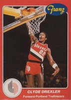 1984 Star Franz Bread #5 Clyde Drexler Basketball Card