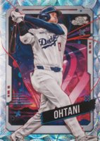 2024 Topps Chrome Cosmic #196 Shohei Ohtani Nucleus Refractor Baseball Card