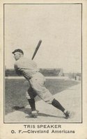 1922 American Caramel--Series of 120 ! RB # Tris Speaker Small projection Baseball Card