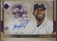 2020 Topps Transcendent Collection Autographs #YA Yordan Alvarez Variation-Purple Baseball Card
