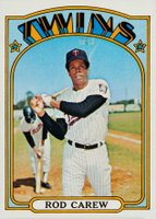 1972 Topps #695 Rod Carew Baseball Card
