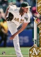 2020 Topps Complete Set #251 A.J. Puk Gold Stars Baseball Card