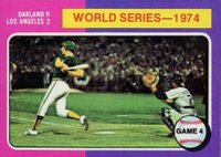 1975 Topps Mini #464 World Series Game 4 Baseball Card