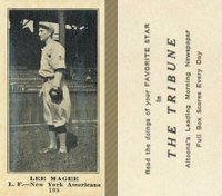 1916 Altoona Tribune #108 Lee Magee Baseball Card