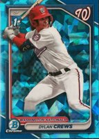 2024 Bowman Sapphire Edition Chrome Prospects #BCP23 Dylan Crews Baseball Card