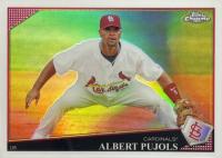 2009 Topps Chrome #86 Albert Pujols Refractor Baseball Card