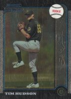 1999 Bowman Chrome #375 Tim Hudson Baseball Card