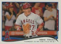 2014 Topps Mini #364 Mike Trout Baseball Card