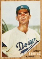 1962 Topps #5 Sandy Koufax Baseball Card