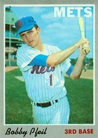 1970 Topps #99 Bobby Pfeil Baseball Card