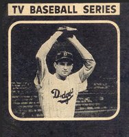 1950 Drake's #1 Preacher Roe Baseball Card