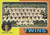 1975 Topps #443 Minnesota Twins Team Baseball Card