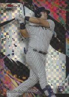 2024 Topps Finest #168 Jasson Dominguez Checkerboard Refractor Baseball Card