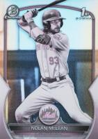 2023 Bowman Draft #BDC96 Nolan McLean Chrome-Pearl Refractor Baseball Card