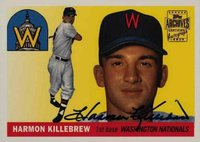 2001 Topps Archives Autographs #45 Harmon Killebrew Baseball Card