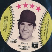 1976 Isaly's Sweet William Disc # Steve Garvey Baseball Card
