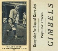 1916 Gimbels #69 Wilbur Good Baseball Card