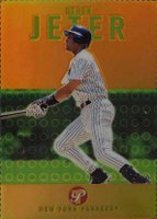 2003 Topps Pristine #2 Derek Jeter Gold Refractor Baseball Card