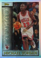 1996 Topps Holding Court #HC2 Michael Jordan Refractor Basketball Card