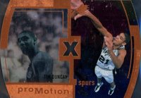 1997 SPx ProMotion #PM3 Tim Duncan Rounded Basketball Card