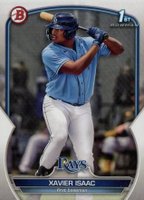 2023 Bowman Paper Prospects #BP145 Xavier Isaac Baseball Card