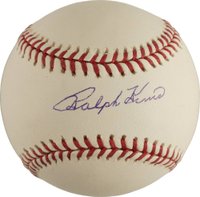 1999 Hall of Fame Autographs # Ralph Kiner Ball Baseball Card