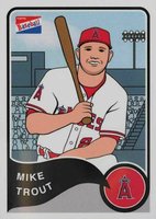 2020 Topps Throwback Thursday #27 Mike Trout Baseball Card