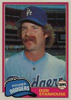 1981 Topps #24 Don Stanhouse Baseball Card