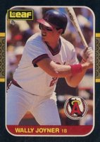 1987 Leaf #252 Wally Joyner Baseball Card