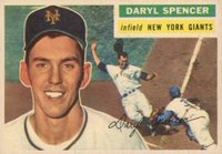 1956 Topps #277 Daryl Spencer Baseball Card