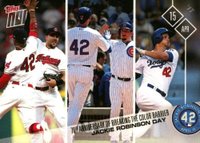 2017 Topps Now  #47 Jackie Robinson Day Baseball Card