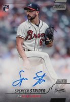 2022 Topps Stadium Club Base Autographs #SCBASST Spencer Strider Baseball Card