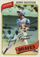 1980 Topps #463 Jerry Royster Baseball Card