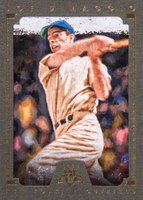 2016 Panini Diamond Kings #9 Joe DiMaggio Crowd Background-Framed Green Baseball Card