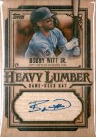 2025 Topps Heavy Lumber Autograph Relics #HLARBW Bobby Witt Jr. Baseball Card
