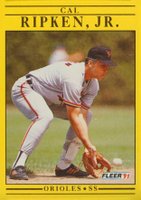 1991 Fleer #490 Cal Ripken Jr. Baseball Card