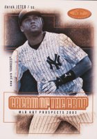 2003 Fleer Hot Prospects Cream of the Crop #2 Derek Jeter Baseball Card