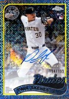 2024 Topps Update 1989 Topps Baseball 35th Anniversary Chrome Autographs #PS Paul Skenes Baseball Card