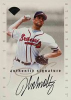 1996 Leaf Signature Extended Autographs # John Smoltz Baseball Card