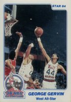 1984 Star All-Stars #19 George Gervin Basketball Card