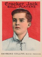 1915 Cracker Jack #169 Ray Collins Baseball Card
