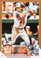 2023 Topps #206 Gunnar Henderson Gold Baseball Card