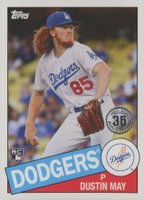 2020 Topps 1985 Topps 35th Anniversary #85-57 Dustin May Baseball Card